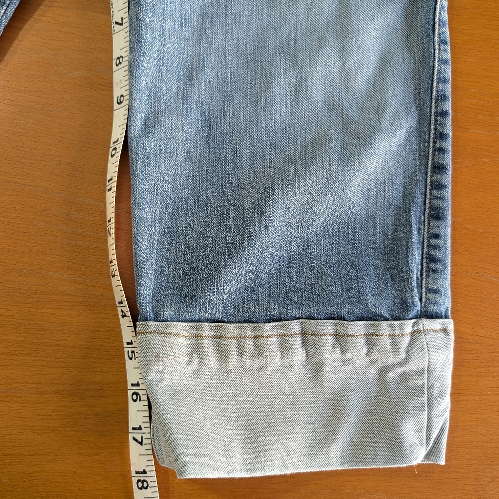 ST JOHN Vintage Sport Capri Denim Jeans Size 8 - Picture 3 of 12